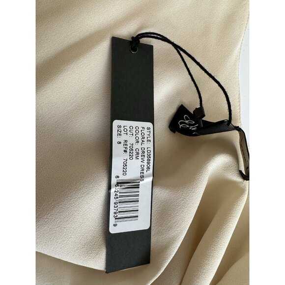 NWT Elizabeth&James Layered Drew Dress 8 Silk Cream Floral Romantic Fairy READ - Picture 5 of 13